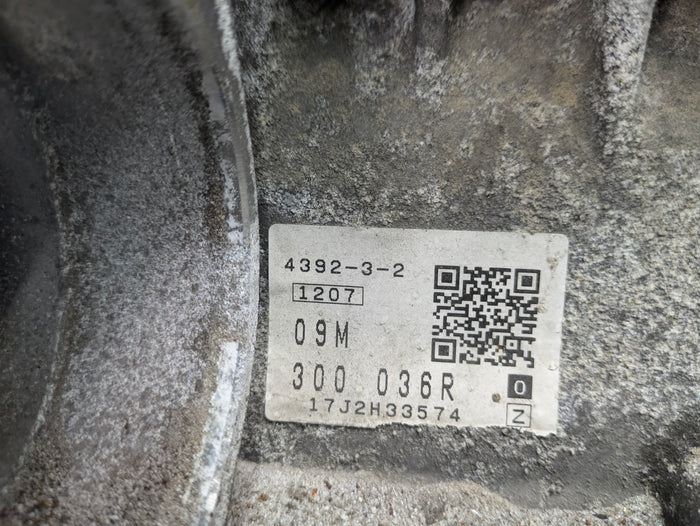 2017-2018 Audi 8U Q3 2.0 Quattro AWD Automatic Transmission Gearbox 09M300036R