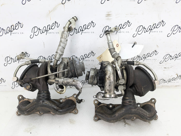 BMW E82 E88 E90 E92 E93 135i 335i N54 Turbo Chargers Exhaust Manifold Pair *CORE* 7583865