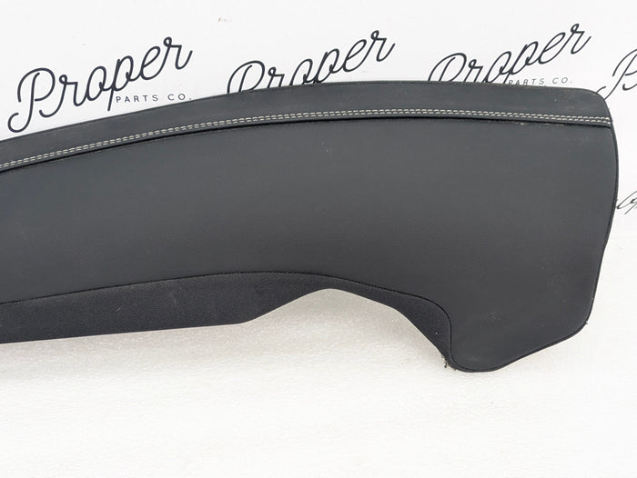 2021 Volvo V60 T6 R-Design Left/Driver Side Rear Black Leather Seat Bolster 31467787