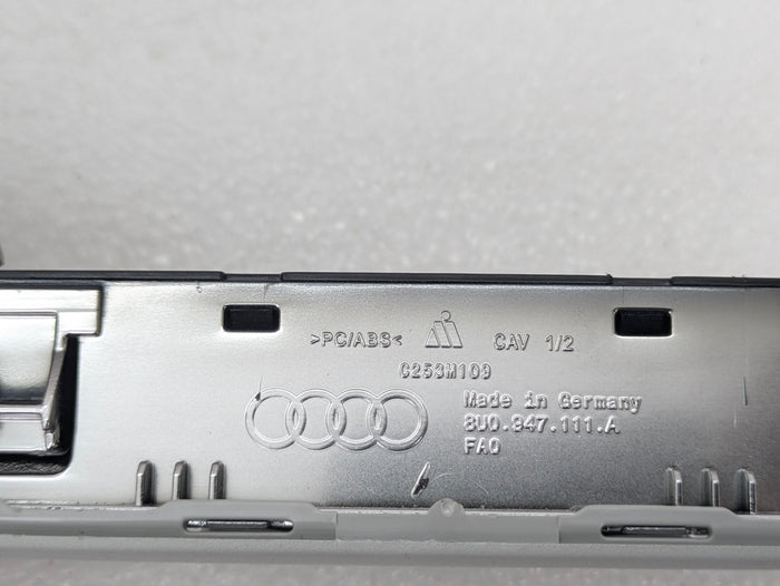2015-2018 Audi 8U Q3 Rear Overhead Roof Dome Light Switch Grey 8U0947111A