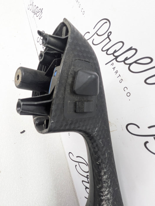 BMW E46 M3 330Ci 325Ci ZHP M Sport Coupe/Convertible Black Cube Door Handle Armrest Trim Set 51417904069/51417904070 *Damaged*