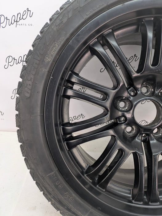 BMW E46 M3 OEM Black Staggered Style 67 Front M-Double Spoke Wheels/Rims Set Of 4 18X8 18x9 2229950/2229960 *Note*