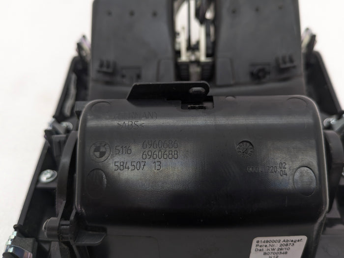 BMW E92 E93 M3 335is Coupe/Convertible Dark Glacier Silver Interior Dash Center Console Trim Set