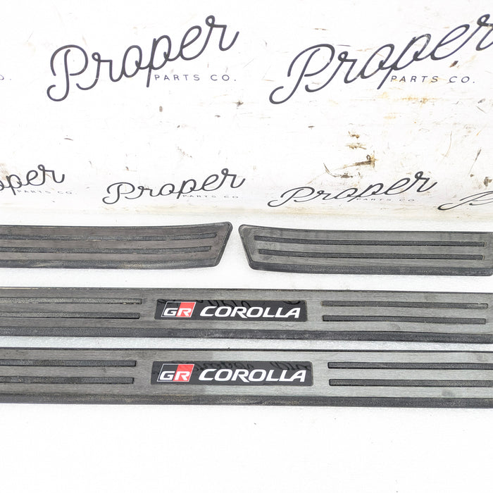 Toyota GZEA14 GR Corolla Complete Door Sill Enhancement Strip Set PT413-12220