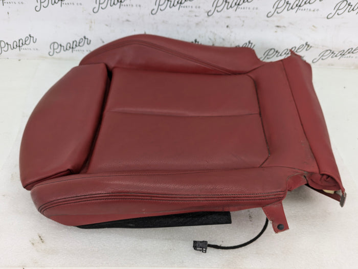 BMW F22 228xi M235xi 230xi M240xi Left/Right Front Coral Red Leather Sport Seat Heated Bottom Cushion