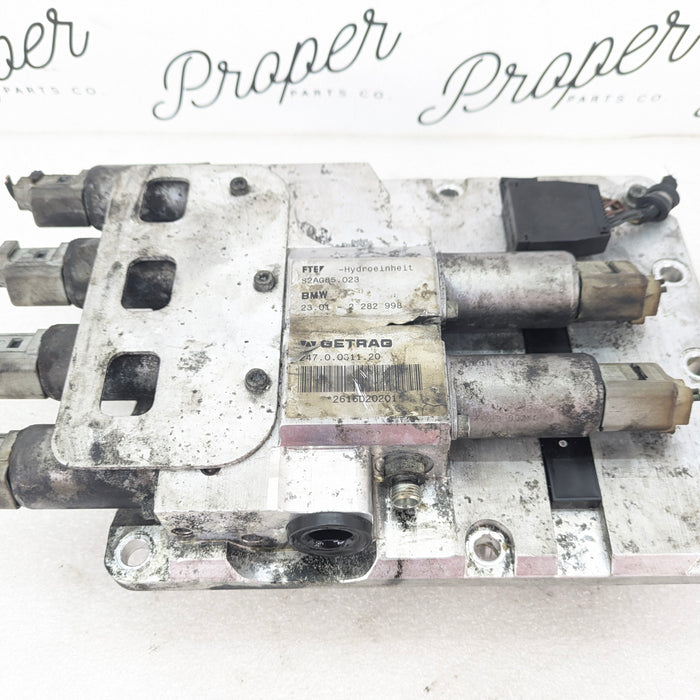 BMW E60 E61 M5 E63 E64 M6 SMG Transmission Hydraulic Clutch Valve Block Solenoid 23012282998