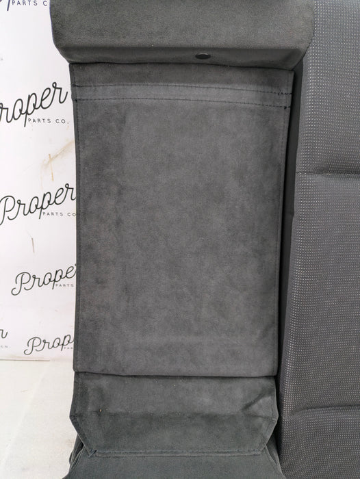 BMW E46 330i 328i 325i 323i ZHP M Sport Sedan Rear Split Folding Seats Complete Set Alcantara Cloth Laser