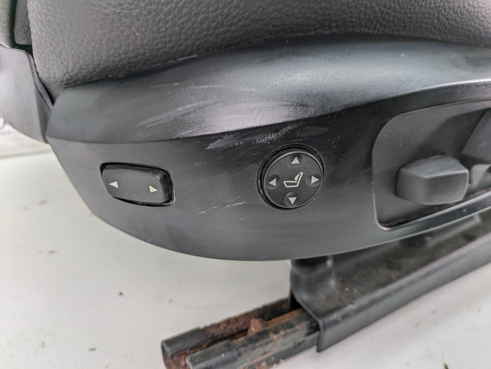 BMW E90 E91 3 Series Driver & Passenger Front Black Leather Sport Seats