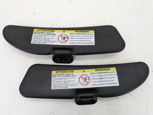 BMW Z3 M Roadster Right/Left Black Sun Visor Set 51168410185/51168410186