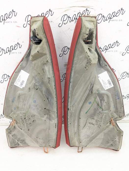 BMW F22 228xi M235xi 230xi M240xi M Sport Coral Red Dakota Leather Interior Seat & Door Panel Set *NOTE*