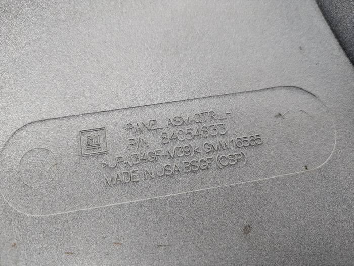 Chevrolet C7 Corvette Stingray Coupe Left/Driver Side Rear Quarter Panel Fender (G8G/U9567) 84054833 *DAMAGED*