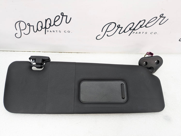 BMW E88 135i 128i E93 335i Right/Passenger Side Black Sun Visor 7139450