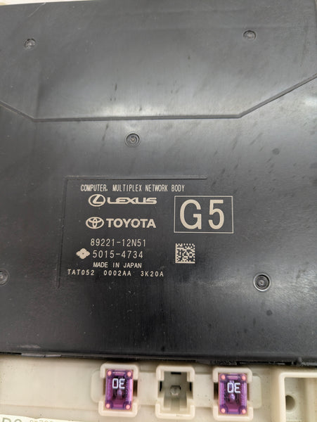 Toyota GZEA14 GR Corolla Multiplex Body Control Module & Junction Block Fuse Box 89221-12N51/82730-12Z50