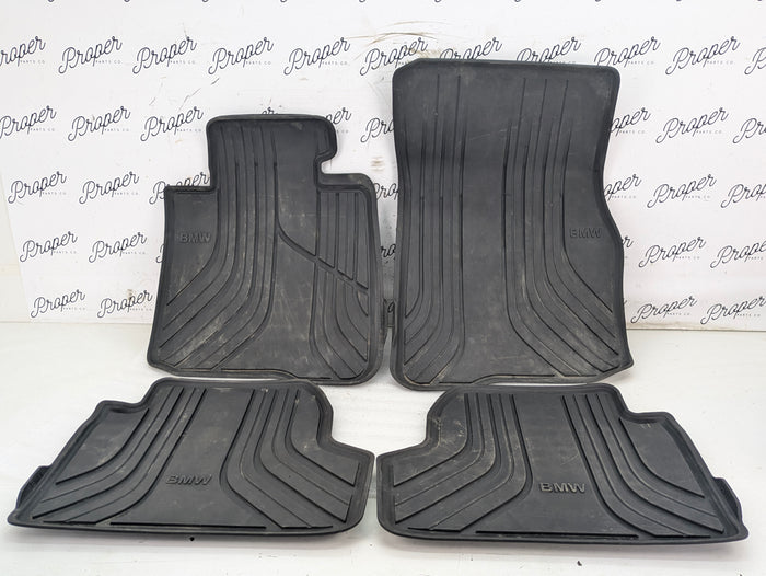 BMW F32 435xi 440xi 428xi 430xi F82 M4 Rubber/Winter Floor Mats 2348155/2348158
