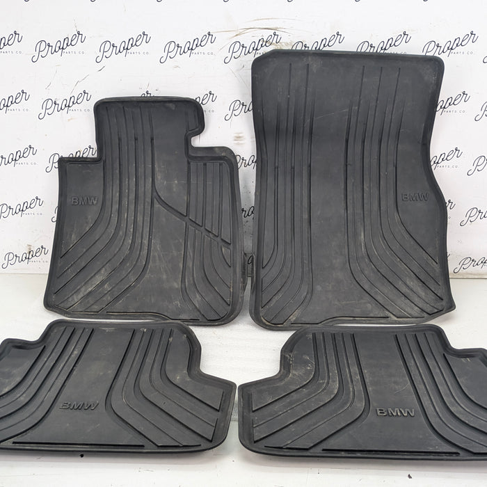 BMW F32 435xi 440xi 428xi 430xi F82 M4 Rubber/Winter Floor Mats 2348155/2348158