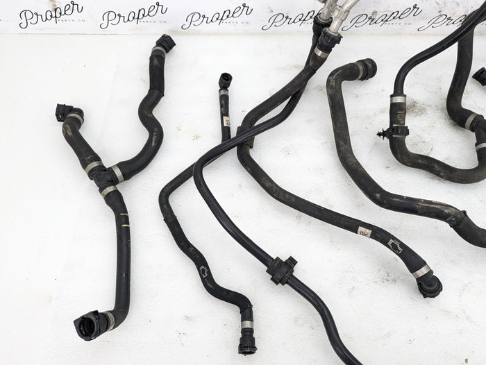 BMW F32 440xi 440i Radiator Coolant Hose Line Set 8633480/8600882/8634283