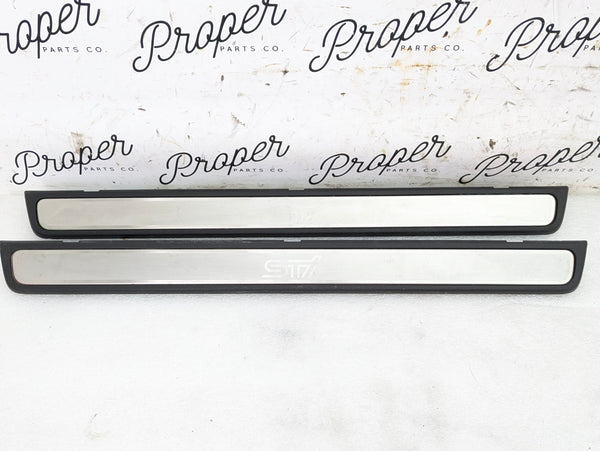 SUBARU WRX STI (GR) DOOR SILL TRIM (PAIR)