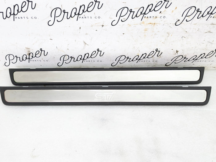 SUBARU WRX STI (GR) DOOR SILL TRIM (PAIR)