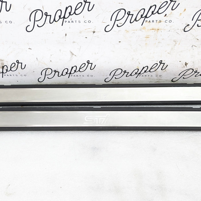 SUBARU WRX STI (GR) DOOR SILL TRIM (PAIR)