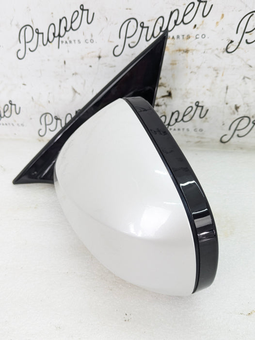 BMW E92 E93 3 Series LCI Shadowline/Gloss Black Left Side Mirror Mineral White (A96) 51167282653