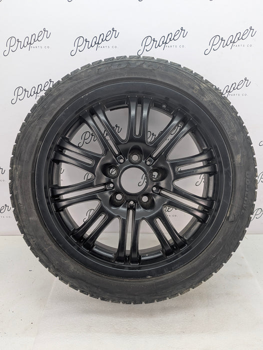 BMW E46 M3 OEM Black Staggered Style 67 Front M-Double Spoke Wheels/Rims Set Of 4 18X8 18x9 2229950/2229960 *Note*