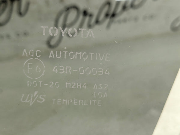 Toyota GZEA14 GR Corolla Left/Driver Side Front Door Window Glass 68102-12D80