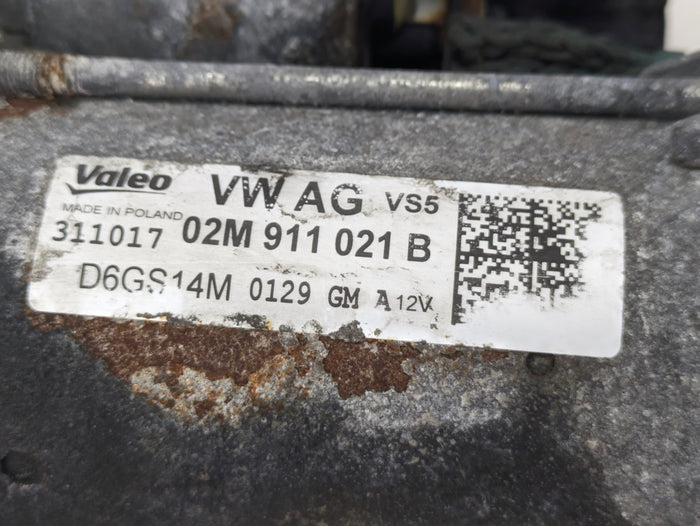 2015-2018 Audi 8U Q3 Engine Starter Motor 02M911021B