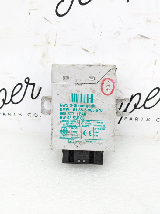 BMW E46 3 Series EWS Immobilizer Control Module 6905670