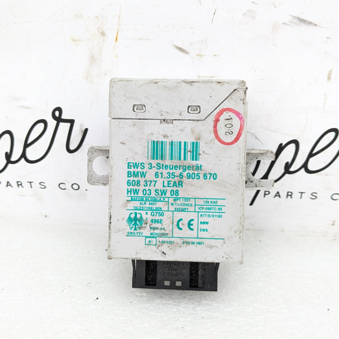 BMW E46 3 Series EWS Immobilizer Control Module 6905670