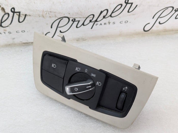 BMW F32 F30 F31 F33 F34 F36 430xi 440xi 435xi 428xi Light Control Switch & Oyster Trim 6847506/9218531