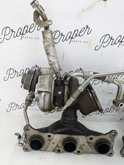 BMW E82 E88 E90 E92 E93 135i 335i N54 Turbo Chargers Exhaust Manifold Pair *CORE* 7583865