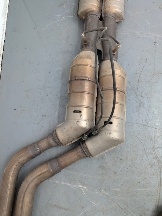 BMW Z3 M Coupe Roadster S52 Exhaust System Mid Section & Catalytic Converters 1744163/1744164
