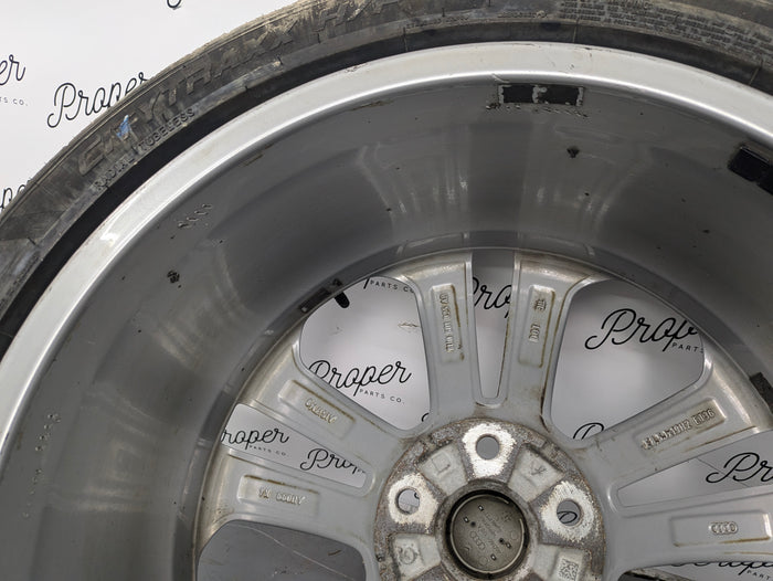 2015-2018 Audi 8U Q3 Aluminum Double 5 Spoke Wheel Set 8.5J X 19 Et 36 8U0601025AD