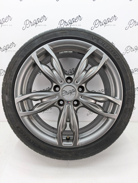 BMW 135i M Sport OEM Staggered Style 436 18 Inch Ferric Wheels/Rims Set Of 4  7845870/7845871