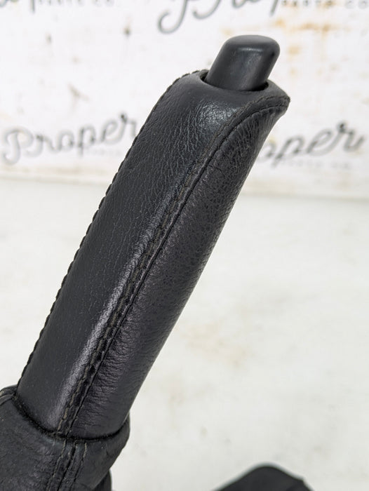 BMW E46 M3 Handbreak Pull Lever Black Leather Handle 1164489