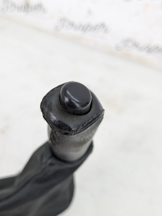 BMW E46 M3 Handbreak Pull Lever Black Leather Handle 1164489