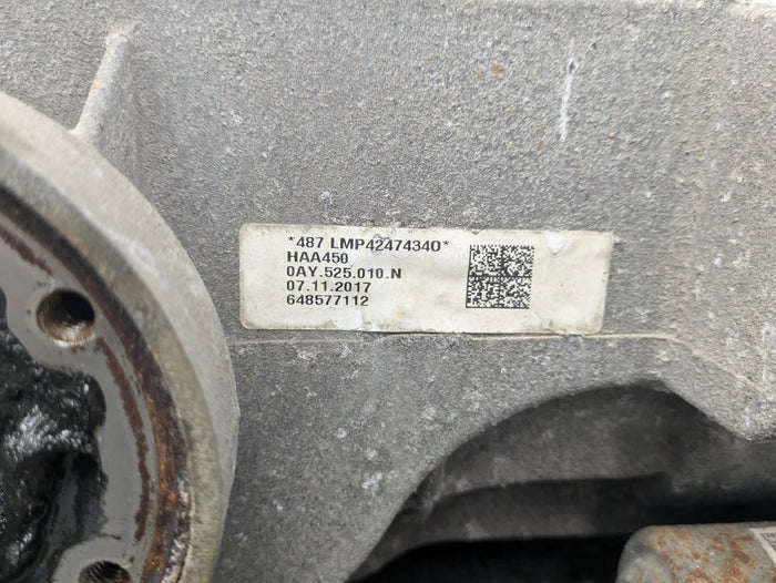 2016-2018 Audi 8U Q3 Rear Axle Differential Carrier & Diff Control Module 0Ay525010N/0Ay907554