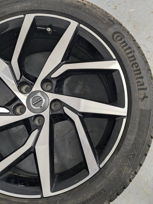 2021 Volvo V60 T6 R-Design Y Spoke Black Diamond Cut Wheel 8 X 18 Et 42 31471311 #2