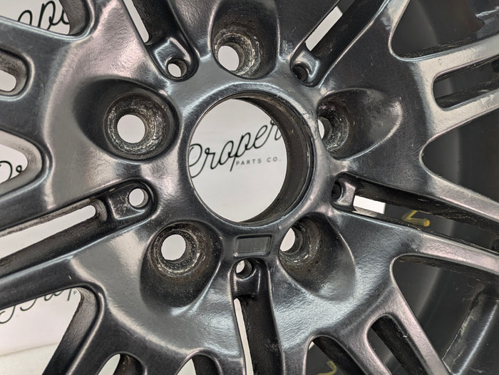 BMW E46 M3 OEM Black Staggered Style 67 Front M-Double Spoke Wheels/Rims Set Of 4 18X8 18x9 2229950/2229960 *Note*