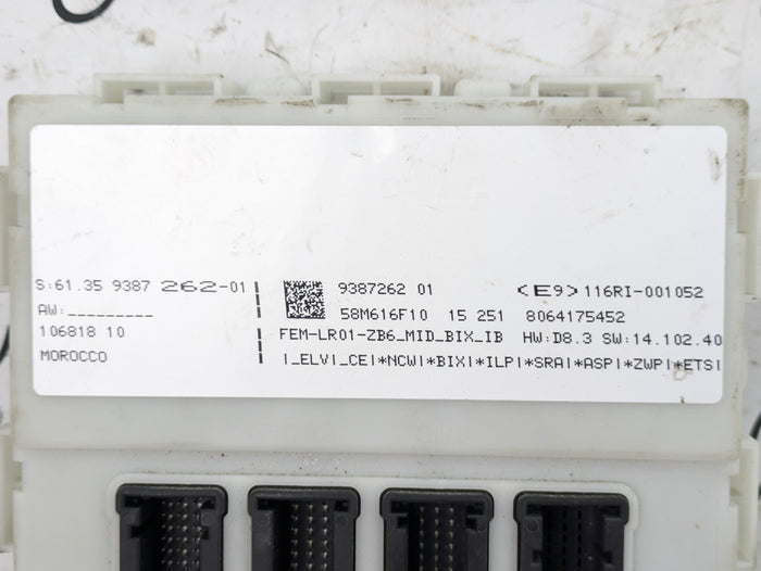 BMW F22 228xi Front Electronic Module/FEM/Body Control Module/BCM 9387262