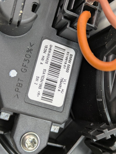 BMW F30 F31 F32 F33 F34 F36 3 & 4 Series Blower Motor & Final Stage Resistor/FSR 9319919