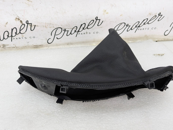 BMW F32 F30 F31 F33 F34 F36 430xi 440xi 428xi 435xi Black Leather Parking Brake Boot Cover 9235425