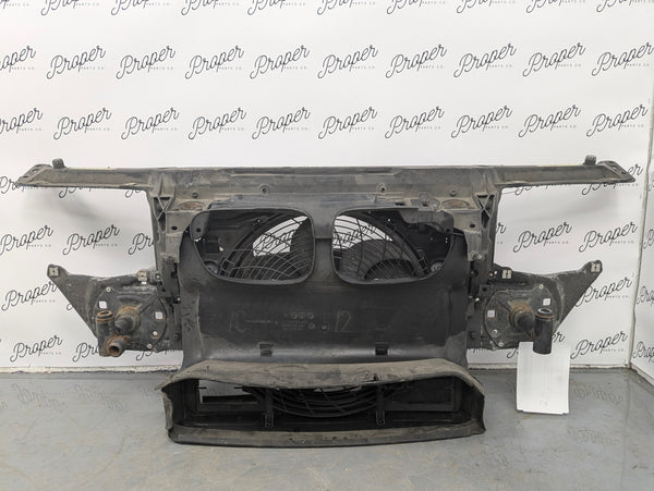 E46 330Ci 328Ci 323Ci 325Ci Front Radiator Support Shroud Panel & Air Conditioning A/C Pusher Fan 51717111691  *Damage*