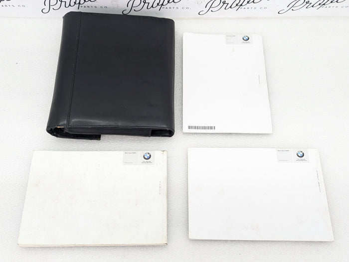 BMW E46 330i 325i 320i Sedan Owners Care & Radio Manual & Leather Slip Case