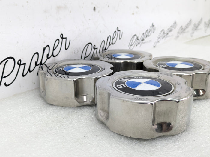 BMW E46 330ci 325ci 328ci 323ci 320i Steel Wheel Hub Cap Set 36131179141