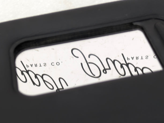 BMW E88 E93 M3 335is Convertible Black Leather Sun Visor Set Left Right 7139449/7139450