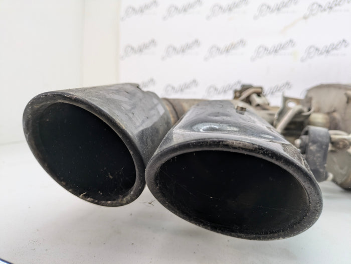 BMW F97 X3 M S58 Engine Rear Valved Black Tip Exhaust Muffler Silencer 8093523 *Damaged*
