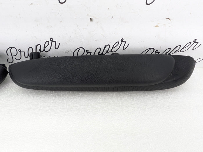 BMW E46 M3 330ci 325ci ZHP M Sport Coupe Rear Panel Armrest Set Black Cube Trim 8241211/8241212