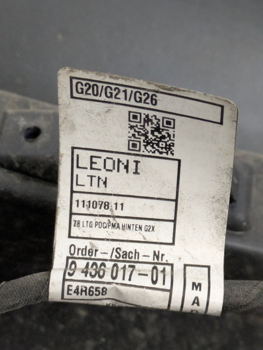 BMW G20 330ix 330i 330ex 330e M Sport Rear Bumper W/PDC Sensors Portimao Blue Metallic (C31) 51128099904