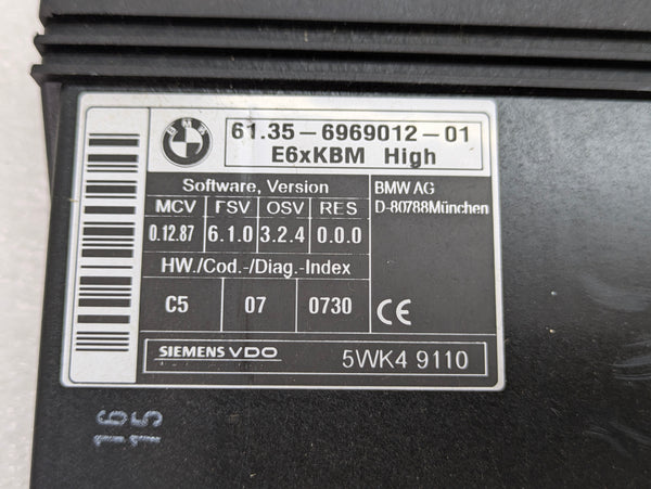 BMW E61 530xi 525xi High Body Control Module BCM 6969012